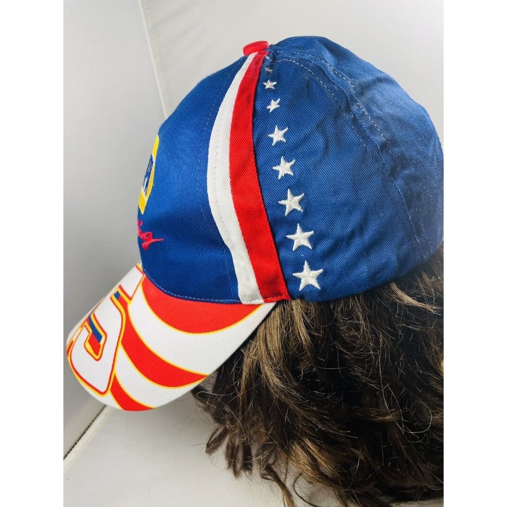 Napa Official Racing #15 Red White & Blue With Stars Adjustable Baseball Hat Cap - Picture 6 of 10